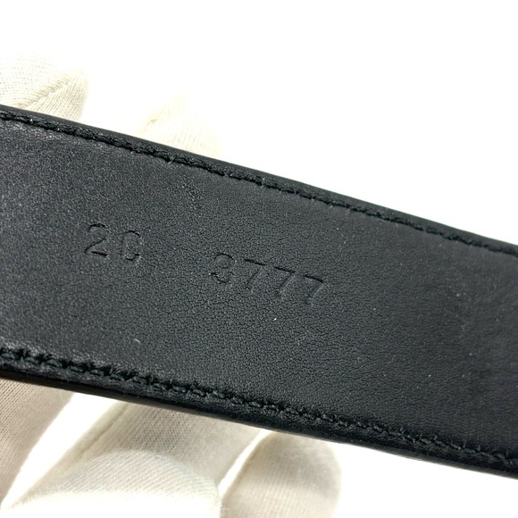 Prada Vintage Claw Buckle Black Leather Belt - Picture 6 of 12